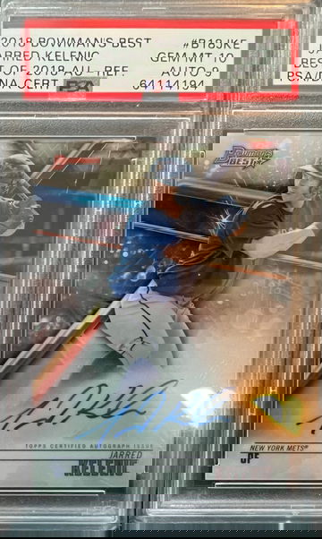 2018 Bowman's Best Jarred Kelenic Best of 2018 Auto Refractor #B18JKE PSA 10