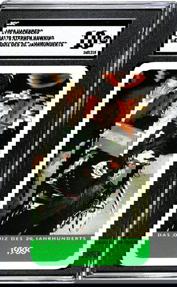 1998 Harenberg Jahrhunderts Stephen Hawking SGC 10 POP 1