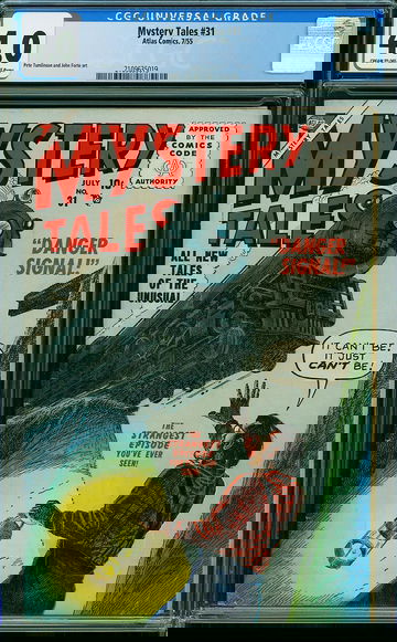 MYSTERY TALES #31, CGC 4.0 VG