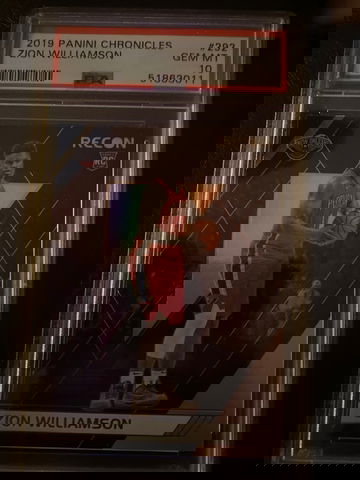 2019 Panini  Zion Williamson #292 PSA 10