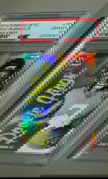 2024 Donruss Optic Brian Thomas Jr Rookie Kings RC Rookie SSP PSA 10
