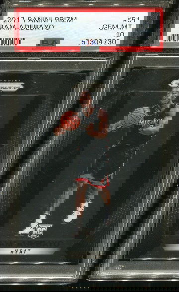 2017 Panini Prizm Bam Adebayo ROOKIE RC #51 PSA 10 GEM MINT