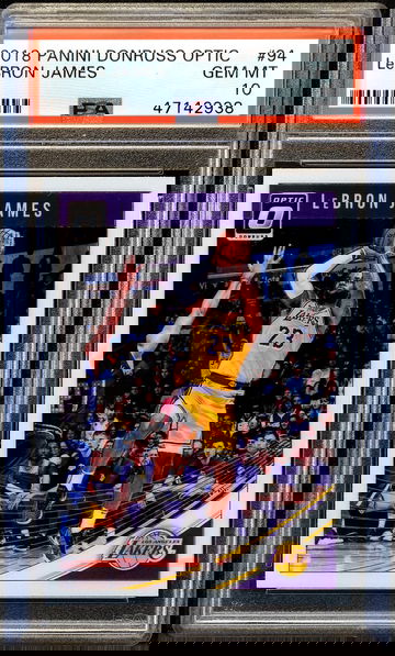 2018 LeBron James 🔥 Donruss Optic #94 - First Los Angeles Lakers Card 🔥 PSA 10