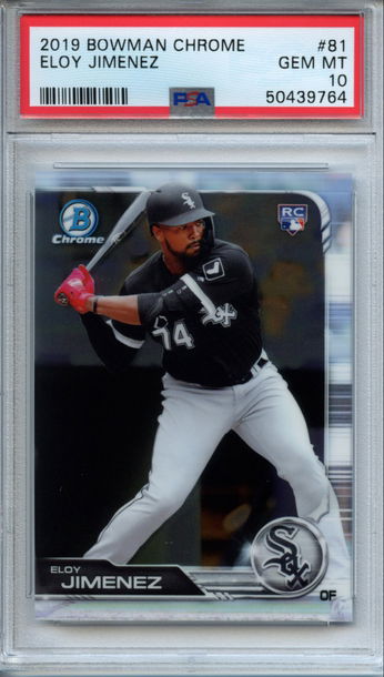 2019 Bowman Chrome Eloy Jimenez PSA 10