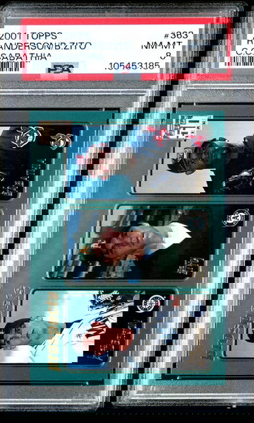 2001 Topps R. Anderson/B.Zito/C.C. Sabathia HOF RC PSA 8