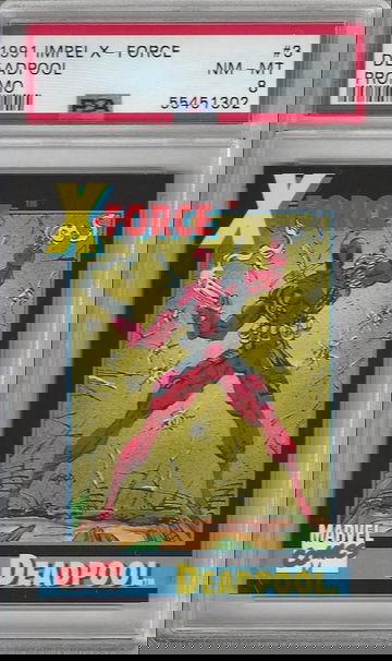 1991 Impel X-Force Deadpool Marvel PSA 8