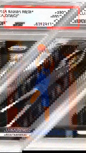 2018 Luka Doncic Panini Prizm Base PSA 9