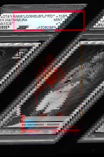 2019 Donruss Optic Fanatics Rui Hachimura PSA 9