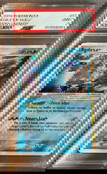 Regice 2004 Hidden Legends EX Holo PSA 9 RARE🔥