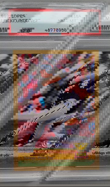 1999 Topps Magglio Ordonez PSA 8