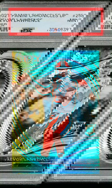 2021 Panini Chronicles Select TREVOR LAWRENCE SILVER PRIZM RC PSA 9 Mint SP