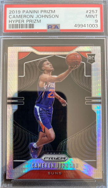 2019 Cameron Johnson Prizm Hyper Rookie PSA 9