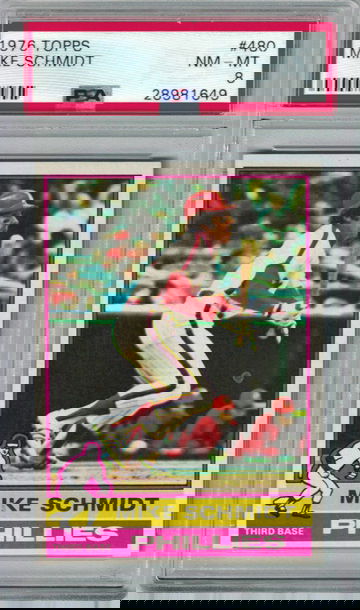 1976 Topps Mike Schmidt (4th Yr) HOF PSA Population 769 Only 304 Graded Higher RARE!!!