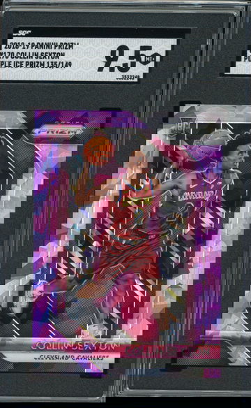 Collin Sexton 2018-19 Panini Prizm Purple Ice Rookie RC Card SGC 9.5 #D /149 SP