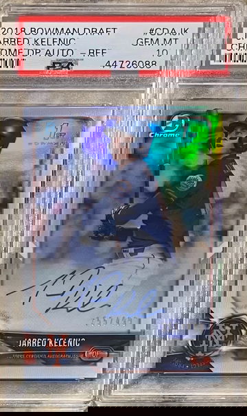 2018 Bowman Jarred Kelenic Chrome Refractor Auto /499