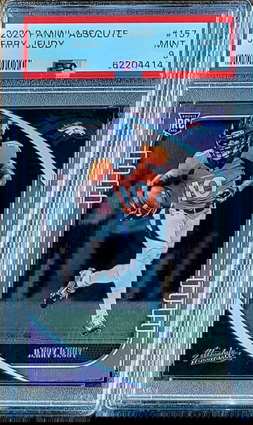 2020 JERRY JEUDY Panini Absolute PSA 9 POP 47 Rookie RC #157