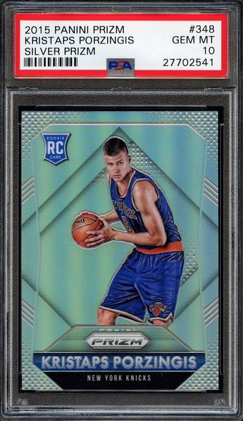 2015-16 Prizm Silver #348 Kristaps Porzingis