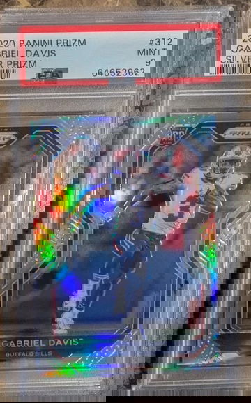 2020 Panini Prizm Gabriel Davis Rookie Silver Prizm #312 (RC)
