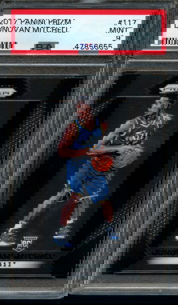 2017 Panini Prizm Donovan Mitchell PSA 9