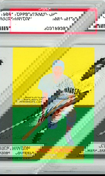 1964 Topps Stand-Up Chuck Hinton PSA 8 P1346