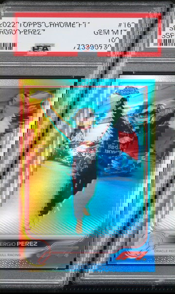 2022 Topps Chrome F1 Sergio Perez SSP SP IV Image Variation #16