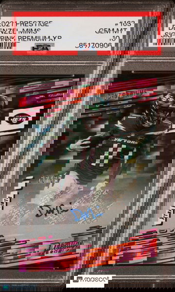 2021 Panini Prestige Denzel Mims #163 PSA 10