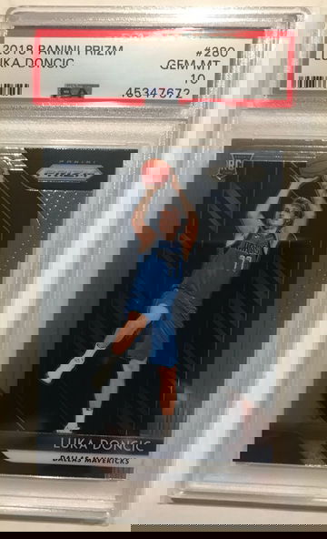 Luka Doncic 2018 Prizm Rookie PSA 10 
