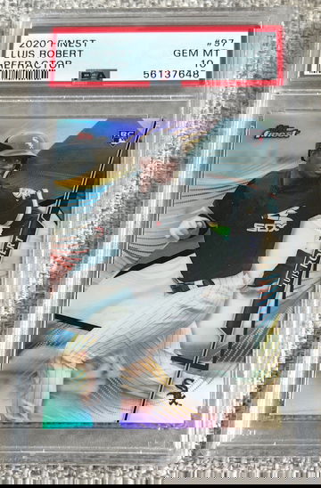 2020 Topps Finest Luis Robert Rookie Refractor 