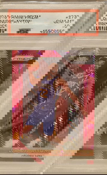 2018 Prizm Pink Ice DeAndre Ayton PSA 10