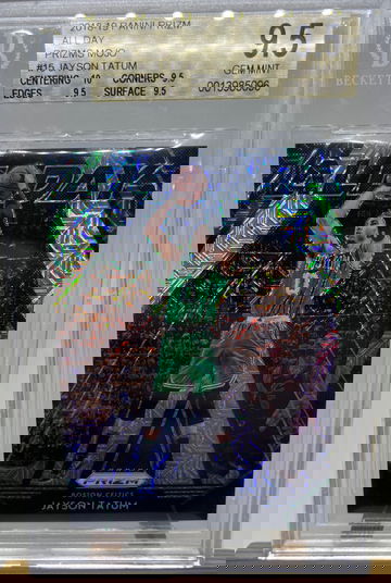 Jayson Tatum 2018-19 Panini Prizm All Day Mojo /25 BGS 9.5 True Gem +