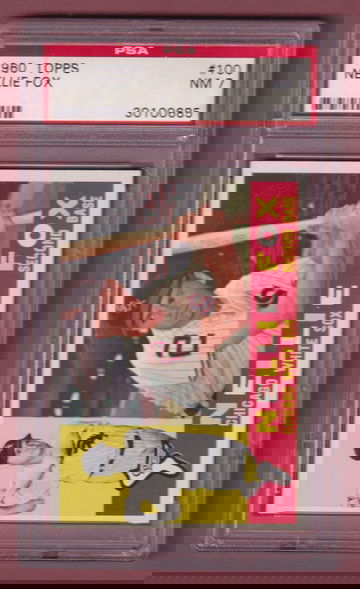 1960 Topps #100 Nellie Fox PSA 7