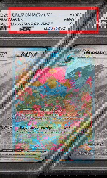 2023 Pokemon Mew Special Illustration Rare Venusaur Ex #198 PSA 9