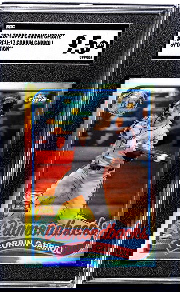 2024 Topps Chrome Update #89CU-17 Corbin Carroll '89 Design SGC 9.5