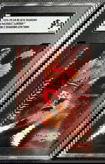 1998-99 Upper Deck Black Diamond /3000 Michael Jordan #6 HOF SGC 9 MINT