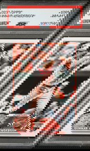 2023 Topps Gunnar Henderson RC PSA 8