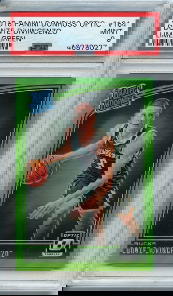 Donte Divincenzo Optic Lime Green Rookie /149 PSA 9 NEP