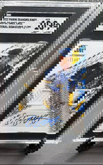 2022 Diamond Kings Oneil Cruz Dual 3 Color Patch Auto  SGC 9