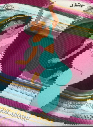 2025 Topps Chrome Disney Pink Refractor /250 Princess Jasmine #185