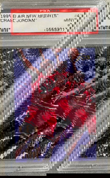 1995 Flair Michael Jordan New Heights PSA 9