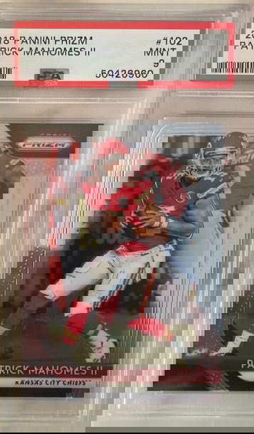 2018 Prizm Patrick Mahomes PSA 9 