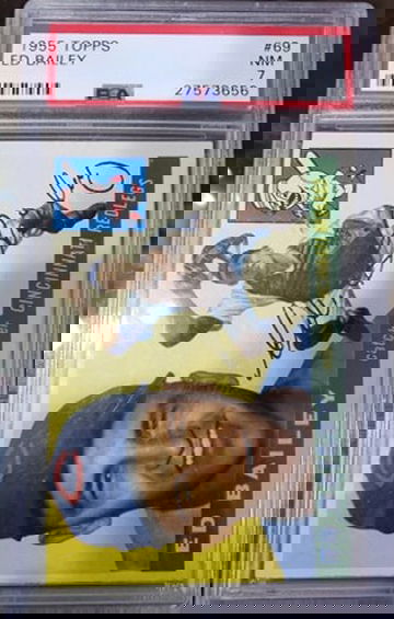 1955 Topps Ed Bailey PSA 7