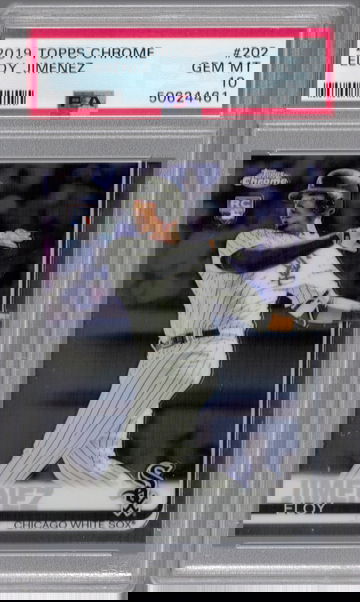 2019 Topps Chrome Eloy Jimenez PSA 10