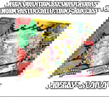 Mega Evolution Ascended Heroes Premium Poster Collection 6-Box Case