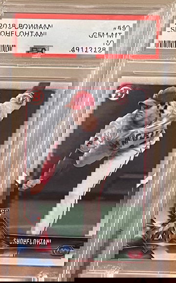 2018 Bowman Shohei Ohtani PSA 10 Gem Mint