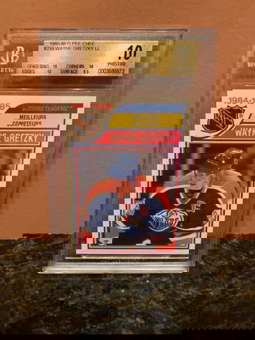 1985-86 O-PEE-CHEE OPC Wayne Gretzky #259 LL BGS 10 Pristine (Pop of 7) *RARE*