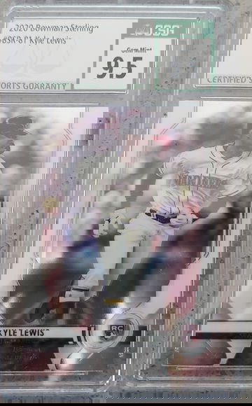 2020 bowman sterling  Kyle Lewis #bsr 81 CSG Gem Mint 9.5