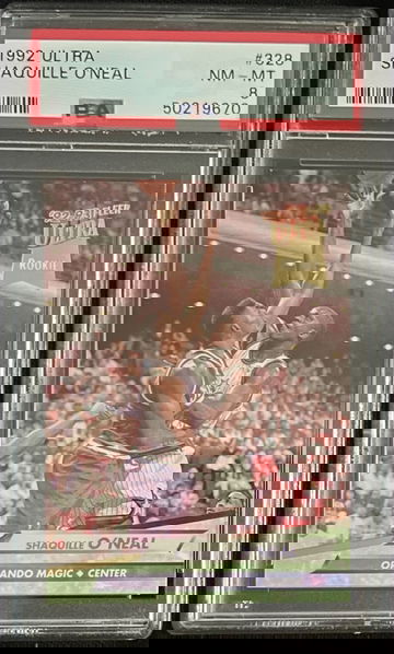 1992 Ultra Shaquille O’Neal PSA 8 NM-MT