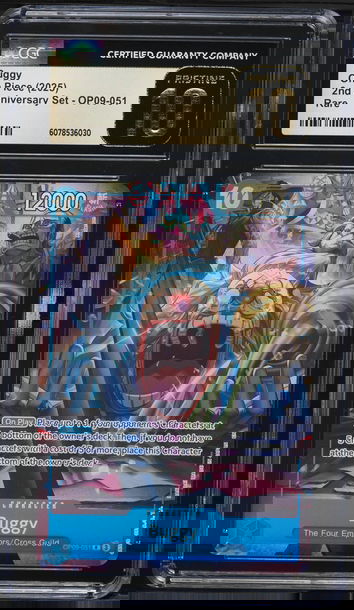 2025 One Piece 2nd Anniversary Set Buggy #OP09-051 CGC 10 PRISTINE