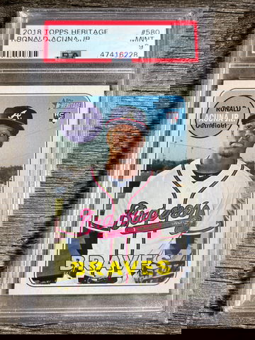 2018 Topps Heritage Ronald Acuna Jr 
