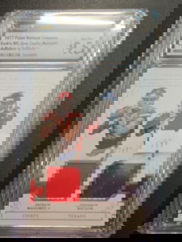 2017 National Treasures Rookie NFL Gear Combo Materials #14 Patrick...